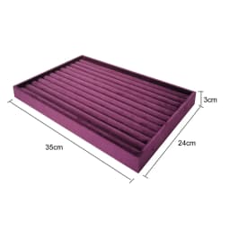Lishi Velvet jewelry display tray ring stud earrings necklace pendants bracelet storage display tray counter display tray