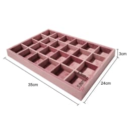 Lishi Velvet jewelry display tray ring stud earrings necklace pendants bracelet storage display tray counter display tray