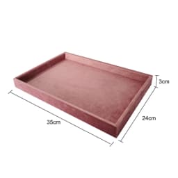 Lishi Velvet jewelry display tray ring stud earrings necklace pendants bracelet storage display tray counter display tray