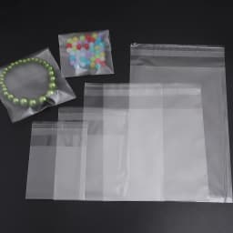 100pcs/lot Transparent Self Adhesive Seal Bags OPP Plastic Cellophane Bags Gifts Bag & Pouch Jewelry Packaging Cookie Candy Bags