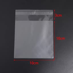 100pcs/lot Transparent Self Adhesive Seal Bags OPP Plastic Cellophane Bags Gifts Bag & Pouch Jewelry Packaging Cookie Candy Bags