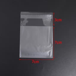 100pcs/lot Transparent Self Adhesive Seal Bags OPP Plastic Cellophane Bags Gifts Bag & Pouch Jewelry Packaging Cookie Candy Bags