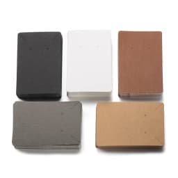 50pcs/lot 6x9cm Kraft Paper Card Earrings Necklaces Display Cards