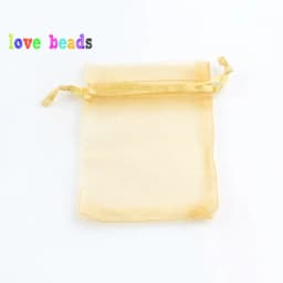 50pcs 7x9 9x12 10x15 13x18cm Gift Organza Bags Drawable Wedding Party Decoration Gift Bags Display Packaging Jewelry Pouches