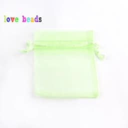 50pcs 7x9 9x12 10x15 13x18cm Gift Organza Bags Drawable Wedding Party Decoration Gift Bags Display Packaging Jewelry Pouches