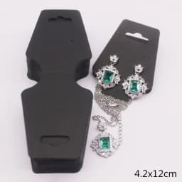50pcs Jewelry Card Set, Paper Necklace/Hair Accessory Display Label Card, Jewelry Display Card