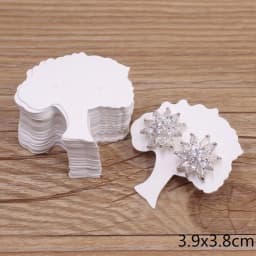 50pcs Jewelry Card Set, Paper Necklace/Hair Accessory Display Label Card, Jewelry Display Card