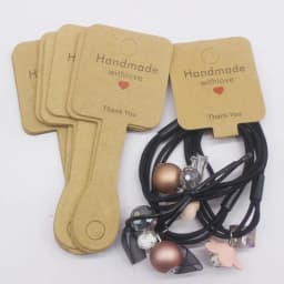 50pcs Jewelry Card Set, Paper Necklace/Hair Accessory Display Label Card, Jewelry Display Card