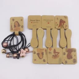 50pcs Jewelry Card Set, Paper Necklace/Hair Accessory Display Label Card, Jewelry Display Card