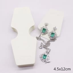 50pcs Jewelry Card Set, Paper Necklace/Hair Accessory Display Label Card, Jewelry Display Card