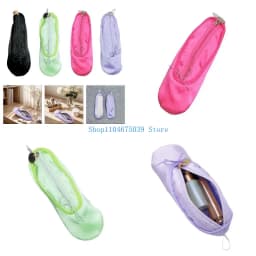 Ballet Shoe Makeup Bag and Pencil Case Fabric Texture Suitable for Students and Dance Lovers with Large Capacity Storage
