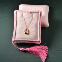 TAIMY Plush Velvet Necklace Jewelry Box Suede Tassel Jewelry Box Portable Travel Storage Jewelers Pendant Packaging Boxes