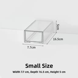 Acrylic Drawer Type Jewelry Box Hair Ties Cotton Swabs Hair Accessories Hair Clips Hair Bands Elastic Bands Storage Organizer
