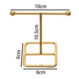 Metal Gold T-shaped Earrings Ring Necklace Watch Jewelry Shelf Jewelry Stand Counter Pendant Jewelry Organizer Display Stand