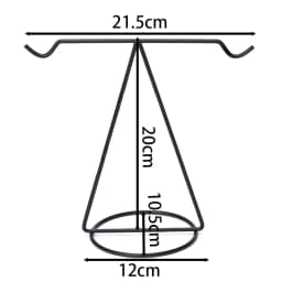Metal Gold T-shaped Earrings Ring Necklace Watch Jewelry Shelf Jewelry Stand Counter Pendant Jewelry Organizer Display Stand