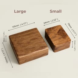 Wedding Necklace Box with Mirror Wood Jewelry Display Boxs Wedding Anniversary Gift for Her Luxurious Jewelry Box For Gifts