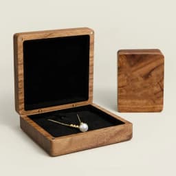 Wedding Necklace Box with Mirror Wood Jewelry Display Boxs Wedding Anniversary Gift for Her Luxurious Jewelry Box For Gifts