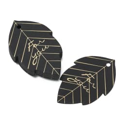 50pcs/Lot Bronzing Stamping Thank You Tags Black White Paper Card Handmade Gift Wrapping DIY Jewelry Accessories Price Label