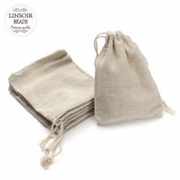 10Pcs/lot 8*10/9*12/10*14/13*17cm Jute Drawstring Pouch Burlap Bags Wedding Birthday Party Gift Bags Jewelry Supplies F2759