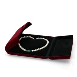 Luxury Velvet Jewellery Set Box with Buckle Earring Pendant Ring Pearl Necklace Jewelry Ornaments Storage Display Cases