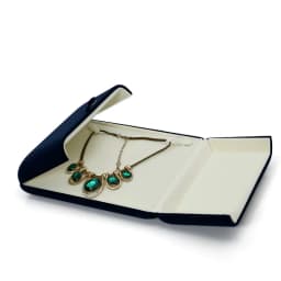 Luxury Velvet Jewellery Set Box with Buckle Earring Pendant Ring Pearl Necklace Jewelry Ornaments Storage Display Cases