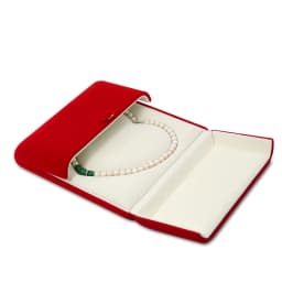 Luxury Velvet Jewellery Set Box with Buckle Earring Pendant Ring Pearl Necklace Jewelry Ornaments Storage Display Cases