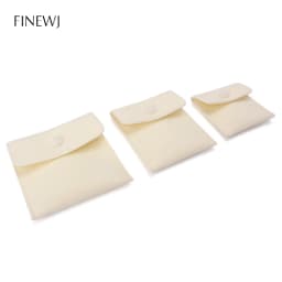 Luxury Velvet Gift Jewelry Pouch for Ring Necklace Earring Bracelet Packaging Wholesale Envelope Storage Bag with Snap Organizer