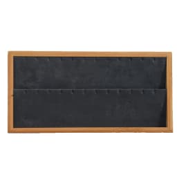 Organizer Jewelry Storage Bamboo Velvet Set Jewelry Display Tray Ring Box Earrings Necklaces Bracelets Pendants Display
