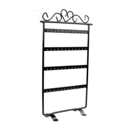Metal Earring Organizer Household Wall Hanging Necklace Rack Ear Clip Jewelry Display Rack Ear Stud Bracelet Holder