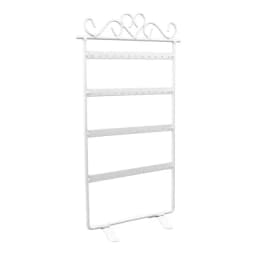 Metal Earring Organizer Household Wall Hanging Necklace Rack Ear Clip Jewelry Display Rack Ear Stud Bracelet Holder