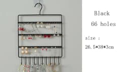 Metal Earring Organizer Household Wall Hanging Necklace Rack Ear Clip Jewelry Display Rack Ear Stud Bracelet Holder
