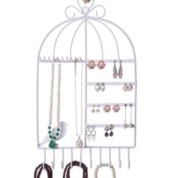 Metal Earring Organizer Household Wall Hanging Necklace Rack Ear Clip Jewelry Display Rack Ear Stud Bracelet Holder