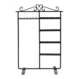 Metal Earring Organizer Household Wall Hanging Necklace Rack Ear Clip Jewelry Display Rack Ear Stud Bracelet Holder