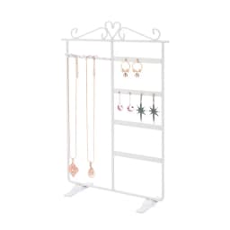 Metal Earring Organizer Household Wall Hanging Necklace Rack Ear Clip Jewelry Display Rack Ear Stud Bracelet Holder