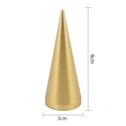 Gold Metal Hand Ring Holder Finger Jewelry Tower Earring T Bar Shelf Hanging Display Stand Ear Studs Storage Organizer Hole Rack