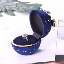 Latest Product Round Jewelry Box Creative Velvet Bow Ring Box Jewelry Boxes Jewelry Packaging for Ring Earring Pendant Organizer