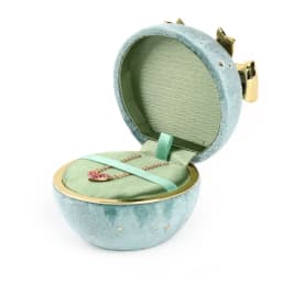 Latest Product Round Jewelry Box Creative Velvet Bow Ring Box Jewelry Boxes Jewelry Packaging for Ring Earring Pendant Organizer