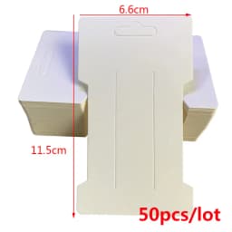 30-50pcs Multi-style Paper Card Hair Accessories Dispaly Card DIY Handmade Hair Clip Hairband Jewelry Packaging Price Tag Card
