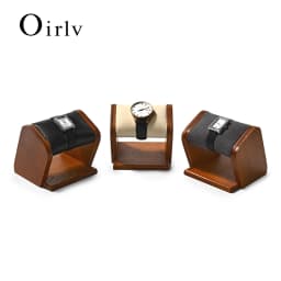 Oirlv Removable Wooden Jewelry Organizer Watch Display Stand Bracelet Storage Holder Jewelry Storage Rack Jewelry Showcase Props