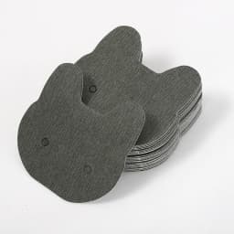 50pcs Cat Earrings Display Cards 3.5x3.6cm Paper Cards for DIY Jewelry Ear Studs Cardboards Price Tags Accessories