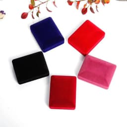Bride Necklace Pendant Box Wholesale Quality Velvet Wedding Jewelry Gift Case Trinket Display Holder Large Earrings Storage Box