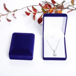 Bride Necklace Pendant Box Wholesale Quality Velvet Wedding Jewelry Gift Case Trinket Display Holder Large Earrings Storage Box