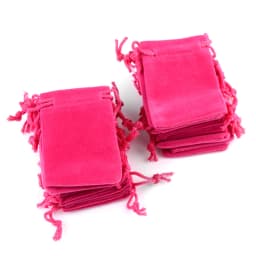 25pcs/Lot 5x7cm Velvet Bags Jewelry Packaging Drawstring Wedding Gift Bag & Pouches For Jewelry Making DIY Wholesales