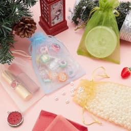 50pcs 7x9 9x12 10x15 Organza Bags Jewelry Packaging Bags Gift Engagement Wedding Party Decoration Drawstring Packaging Pouches