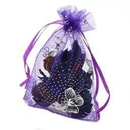 100pcs Silver Color Butterfly Organza Bag Wedding Party Candy Pouches Jewelry Packaging Drawstring Bags Accessories Storage Bag