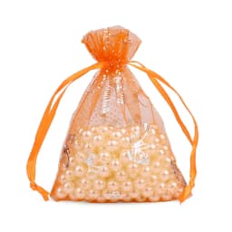100pcs Silver Color Butterfly Organza Bag Wedding Party Candy Pouches Jewelry Packaging Drawstring Bags Accessories Storage Bag