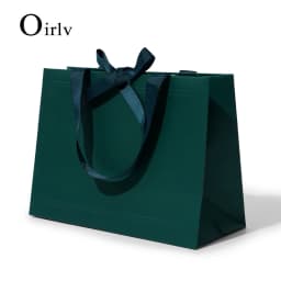 Oirlv 5pcs Luxury Jewelry Gift Bags Ribbon Handles for Packaging Necklaces/Rings to Jeweler Jewelry box packaging Jewelry bag