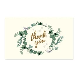 30pcs Pink Thank You Cards For Small Businesses Gift Packaging Supplies Greeting Label Tags Logo Personalized Custom Printing