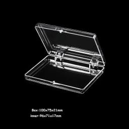 Transparent Bracele Stone Jewelry Organizer Box Badge Storage Cover Box DIY Card Case Home Accessory Container Beads Coin Box