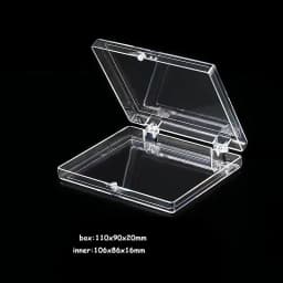 Transparent Bracele Stone Jewelry Organizer Box Badge Storage Cover Box DIY Card Case Home Accessory Container Beads Coin Box